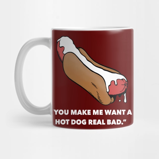 Hot Dog Lover (White Condiment) by JasonLloyd